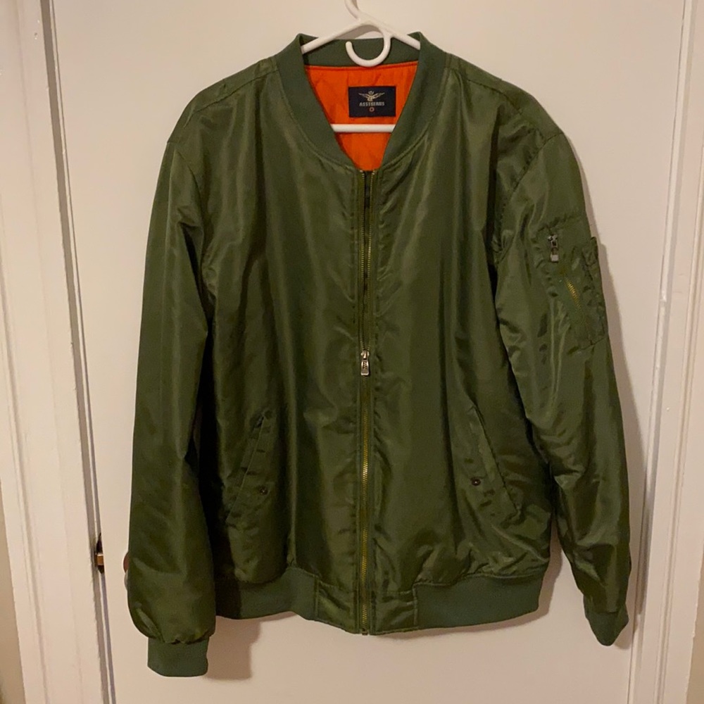 Green Bomber Jacket